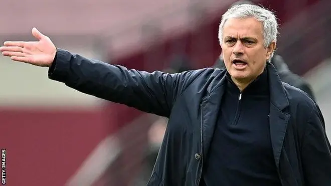 Mkufunzi wa Roma Jose Mourinho