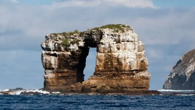 Las aguas alrededor del Arco de Darwin son consideradas como un paraíso para los submarinistas.