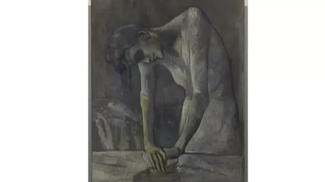 امرة الكيّ - لوحة لـ بابلو بيكاسو. باريس، 1904. متحف سولومون آر. غاغينهايم في نيويورك