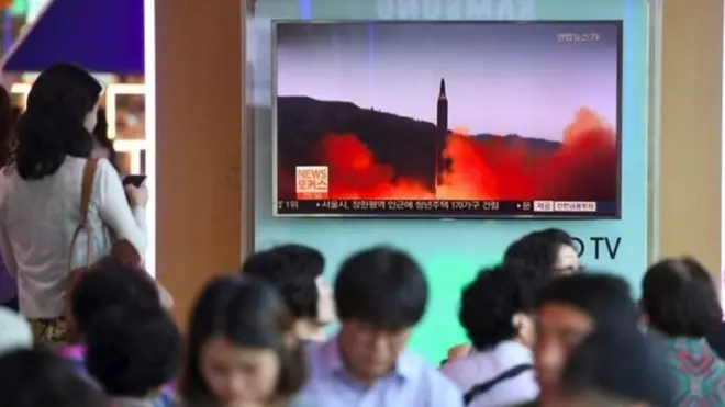 เกาหลีเหนือทดสอบขีปนาวุธ