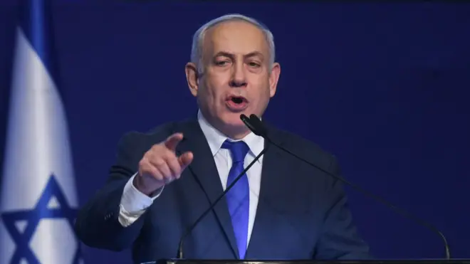 رئيس الوزراء الإسرائيلي بنيامين نتنياهو