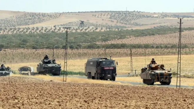 Weerarka Turkiga ayaa ku wajahan kooxda isugu yeertay Dawladda Islaamka iyo dagaalyahanada Kurdiyiintaba