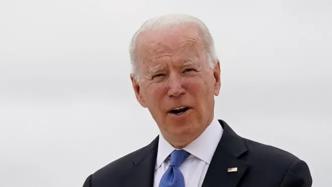 Joe Biden at G7 meeting in Corwall, 11 June