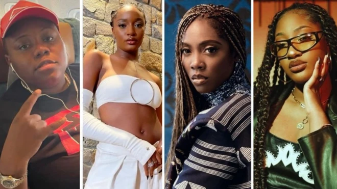 Tiwa Savage, Teni, Ayra Starr, Tems, female Nigerian artistes wey fit headline 2022
