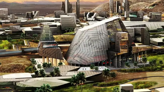 ภาพจำลองเมืองอัจฉริยะ