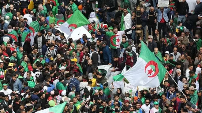 Une manifestation a Alger.
