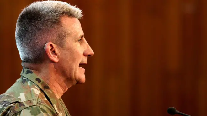 Jenderal John Nicholson mengatakan penggunaan bom dahsyat untuk menyerang basis ISIS bisa dimengerti.