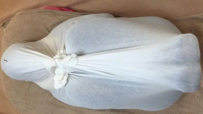 How would you like to be wrapped up like this?