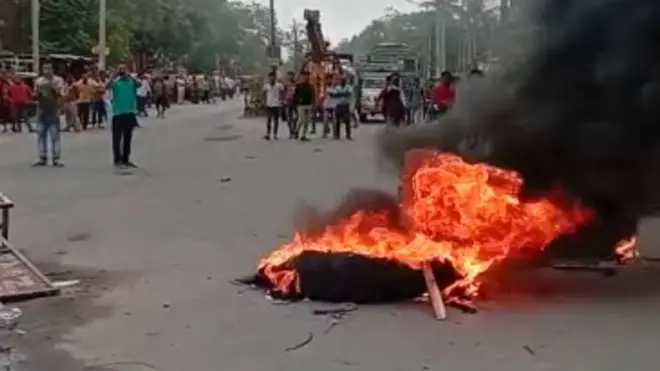 बिहार में अग्निपथ के ख़िलाफ़ प्रदर्शन