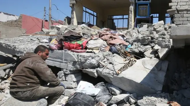 Развалины дома