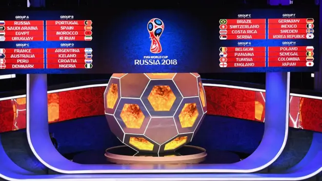 Ya se conocen los grupos del Mundial de Rusia.