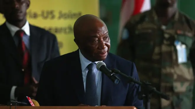 Joseph Boakai na di current vice president of Liberia