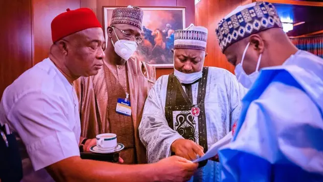 APC party members tanda for Abuja, Nigeria