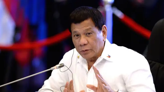 Rodrigo Duterte, umukuru w'igihugu ca Philippines