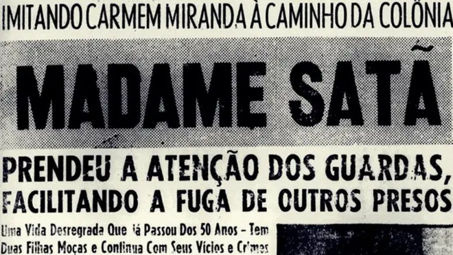 Manchete sobre a participaçãoslotspalace comJoão Francisco numa fuga penitenciáriaslotspalace com1955. O transformista nutria grande admiração por Carmen Miranda e procurava imitá-la sempre que possível