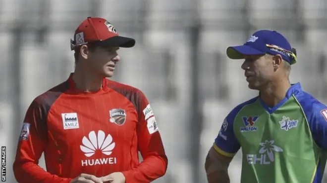 سمتھ اور وارنر نے رواں سال بنگلہ دیش پریمئیر لیگ بھی کھیلی تھی