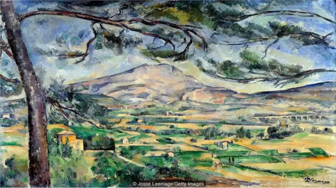 Semakin banyak Cézanne melukis gunung, gunung itu semakin datar, semakin terpisah-pisah dan kurang realistis.