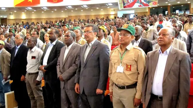 ከህወሓት 12ኛ ጉባኤ ላይ የተወሰደ ፎቶ