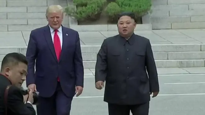 Donald Trump y Kim Jong un