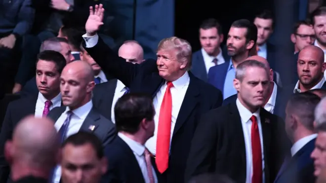 The president was greeted with plenty of boos in New York