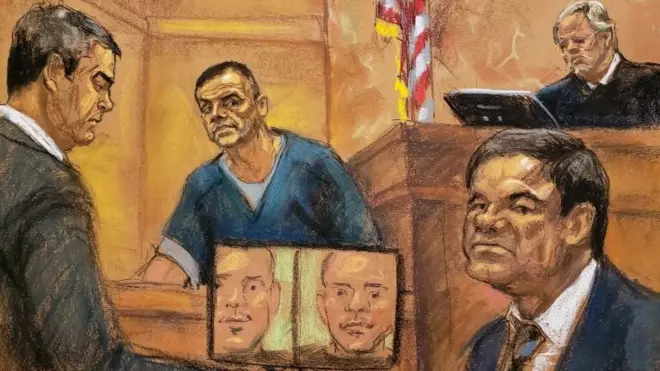 Pedro Flores testificó con el uniforme de prisión ya que cumple una sentencia de 14 años por narcotráfico en EE.UU.