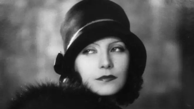 Swedish-born American film actress Greta Garbo, shortly after she arrived in Hollywood, 1927