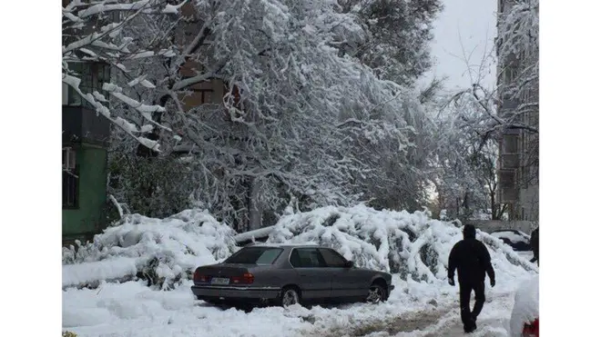 сніг, дніпро