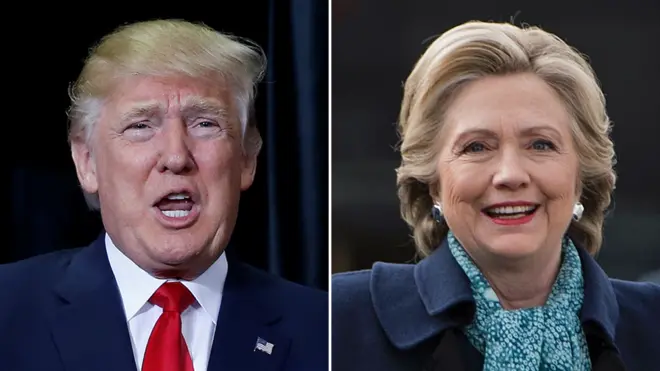 Donald Trump and Hillary Clinton