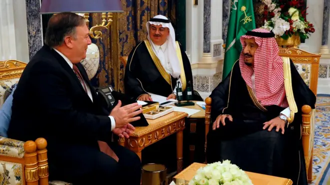 بومبيو يصل الرياض لبحث قضية خاشقجي