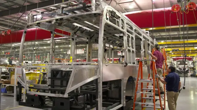 byd bus frame