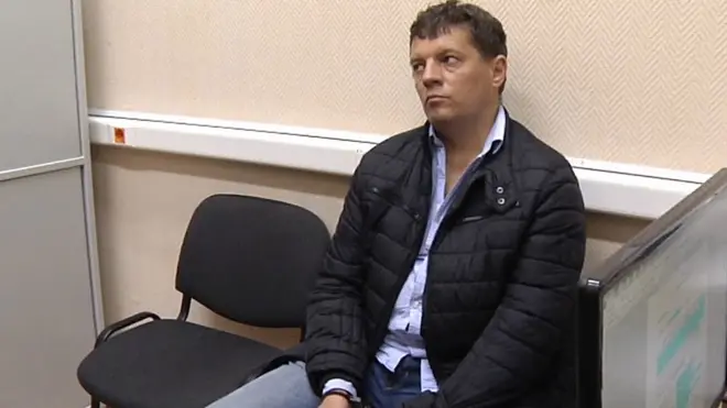 Роман Сущенко після затримання ФСБ 3 жовтня 2016