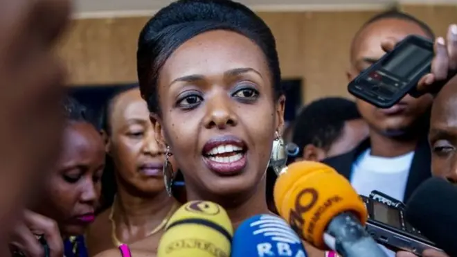 Diane Rwigara kiongozi wa upinzani nchini Rwanda