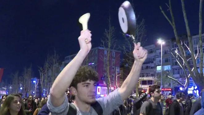 Демонстрация в Стамбуле