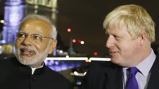 मोदी और बोरिस
