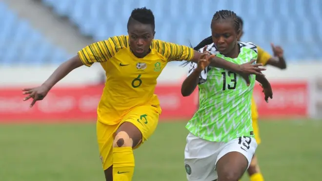 South Africa beat Nigeria 1-0