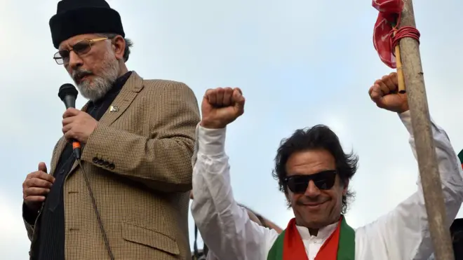 عمران خان، طاہر القادری