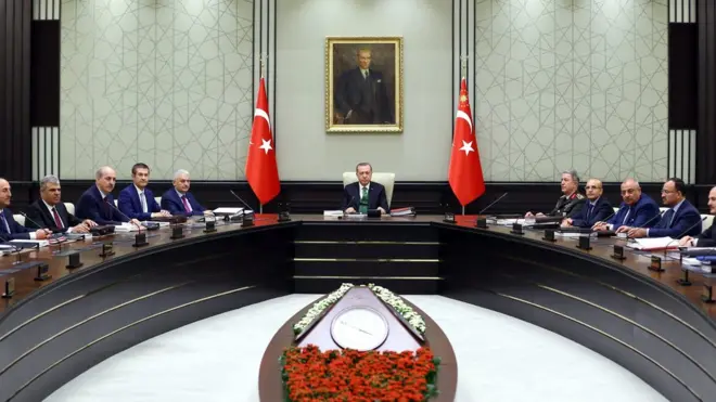 Milli Güvenlik Kurulu, Cumhurbaşkanı Erdoğan başkanlığında toplandı.