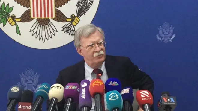 John Bolton Visits Caucasus Georgia Armenia Azerbaijan Russia
