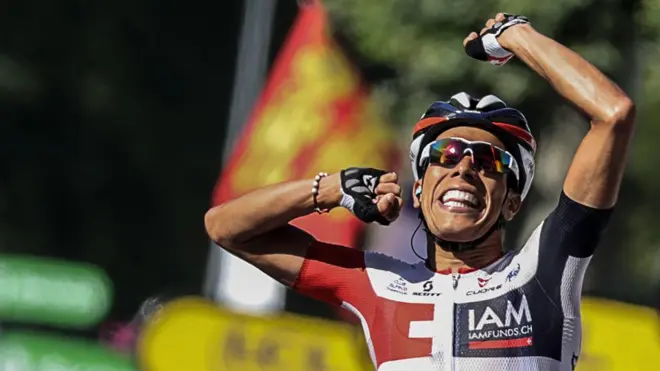 Jarlinson Pantano es el primer colombiano en ganar una etapa del Tour de Francia desde 2013.