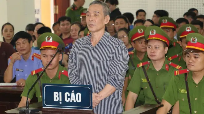 Ông Lê Đình Lượng tại phiên tòa hôm 16/8.