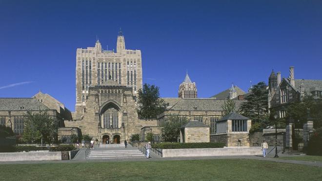 Yale University Library, New Haven (file picture)