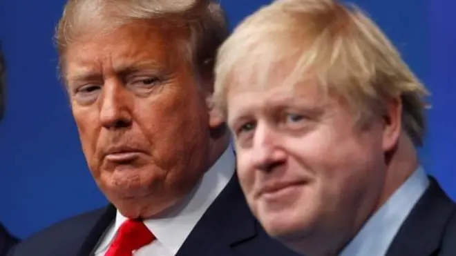 Donald Trump and Boris Johnson