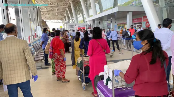 မေလ ၂၄ ရက် နေ့ က ရန်ကုန်လေဆိပ်ကနေ အိန္ဒိယပြန်တစ်ရာ ကျော်ပြန်ဝင်လာ