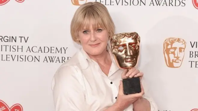 Сара Ланкашир зіграла поліцейську Кетрін Кавуд у серіалі BBC One "Щаслива долина"