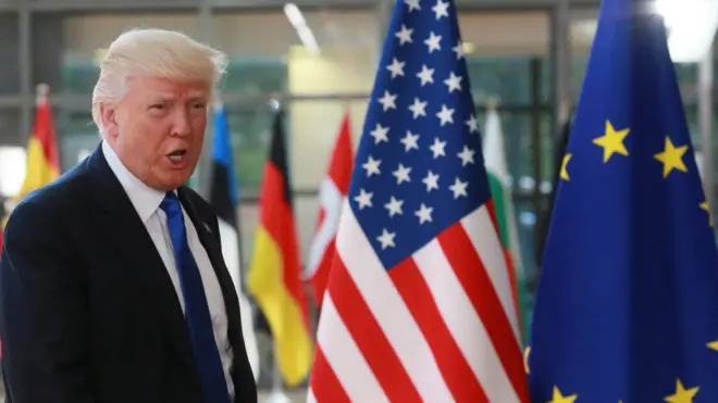 Donald Trump in Brussels - 24 May