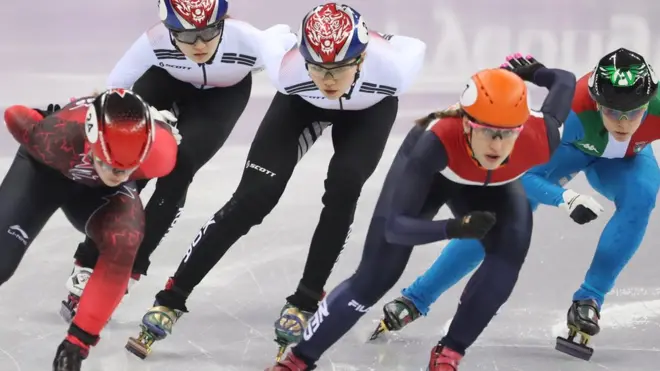 평창동계올림픽 쇼트트랙 스피드 스케이팅 여자 1,000m 결승 경기