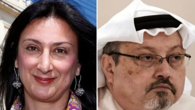 ዳፍኒ ካሩዋና እና ጃማል ካሾግጂ