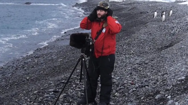 Juan Pablo Culasso ejerciendo su profesión.