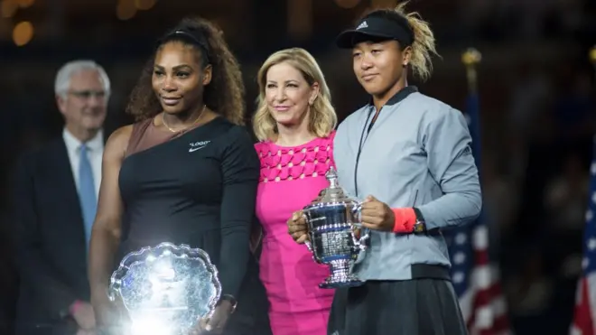 Serena Williams et Naomi Osaka à l'US Open