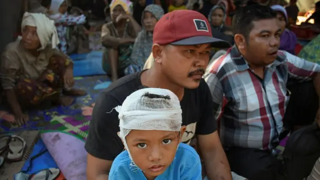 Jumlah warga yang berada di penampungan sementara akibat gempa di Lombon mencapai lebih dari 5.000 orang.